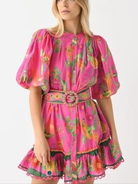 FARM Rio Delicate Fruit Garden, Mini Dress, Small
